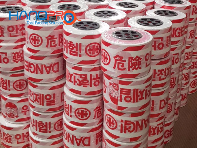 Quy trình đặt mua băng dính in chữ tại Hanopro Thăng Long